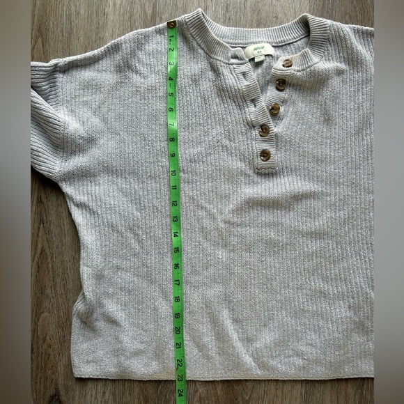 Aerie Half Button Sweater - M - Picture 3 of 6